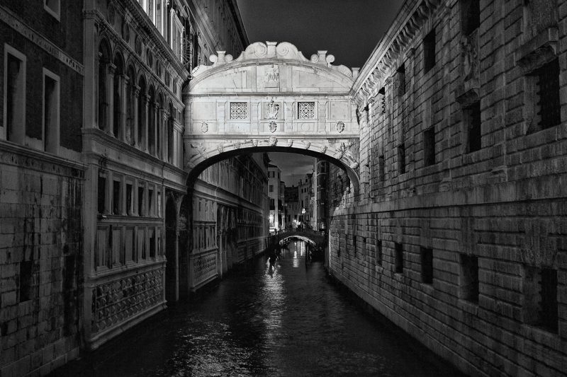 Night Photography, Bridge of Sighs, Venice