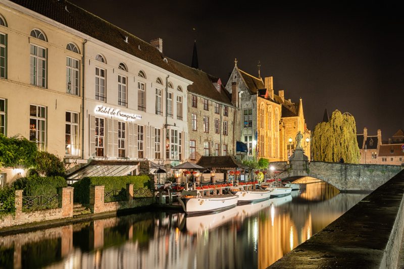 Night Photography, Hotel de l'Orangerie, Bruge