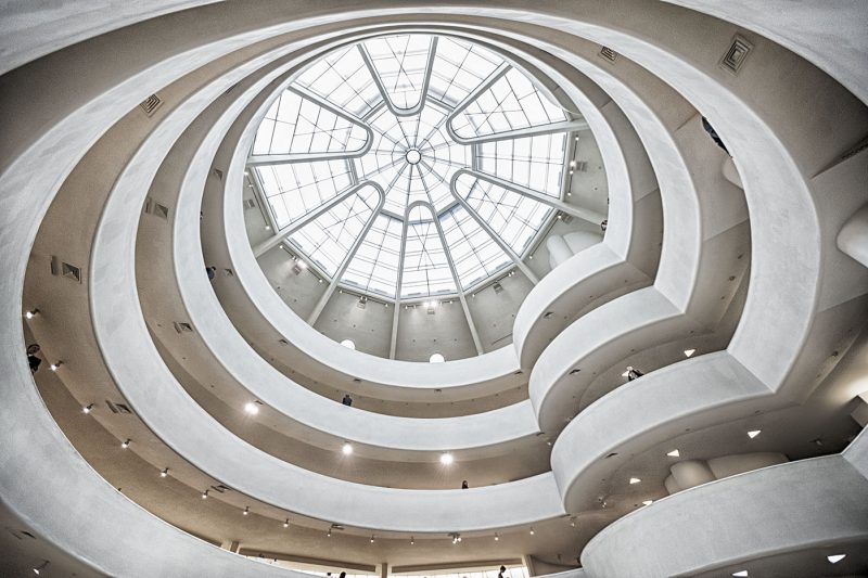 interior architectural image of Guggenheim museum, New York i