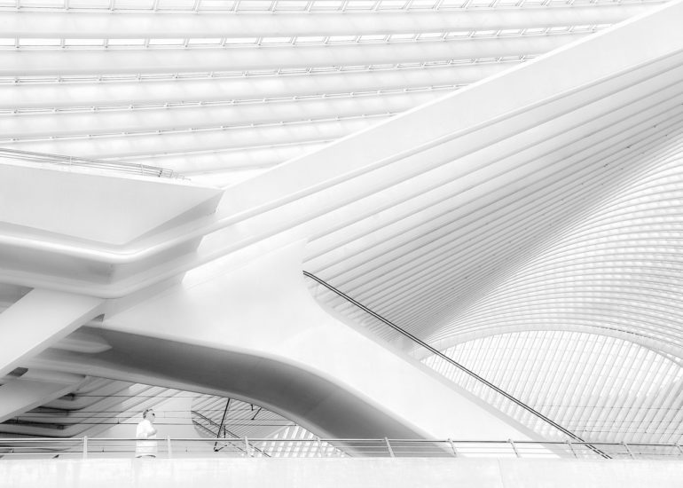 architectural image of Liege station, Belgium