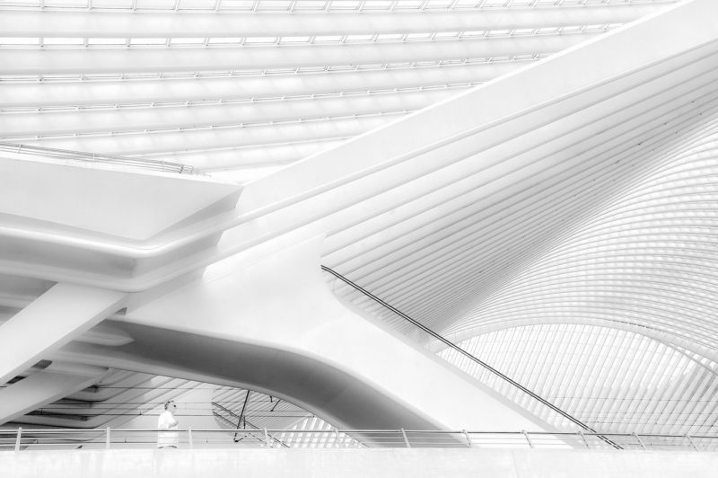 architectural image of Liege station, Belgium