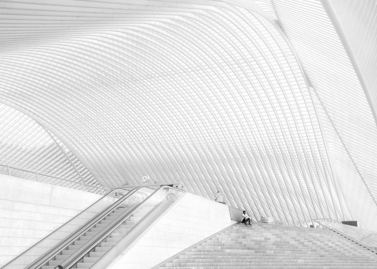 architectural image of Liege station, Belgium