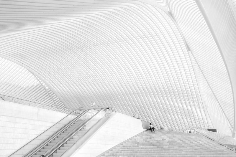 architectural image of Liege station, Belgium